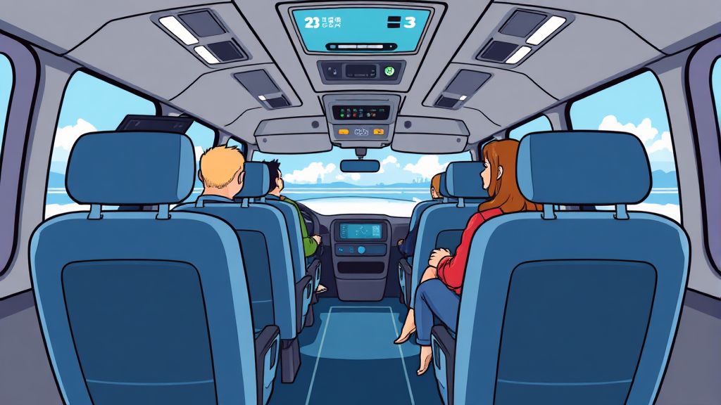 리무진 버스 관련 자주 묻는 질문 (cartoon 스타일)