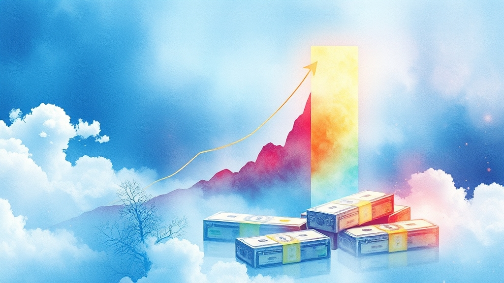 투자 관점에서 본 구글, 전략은? (watercolor 스타일)