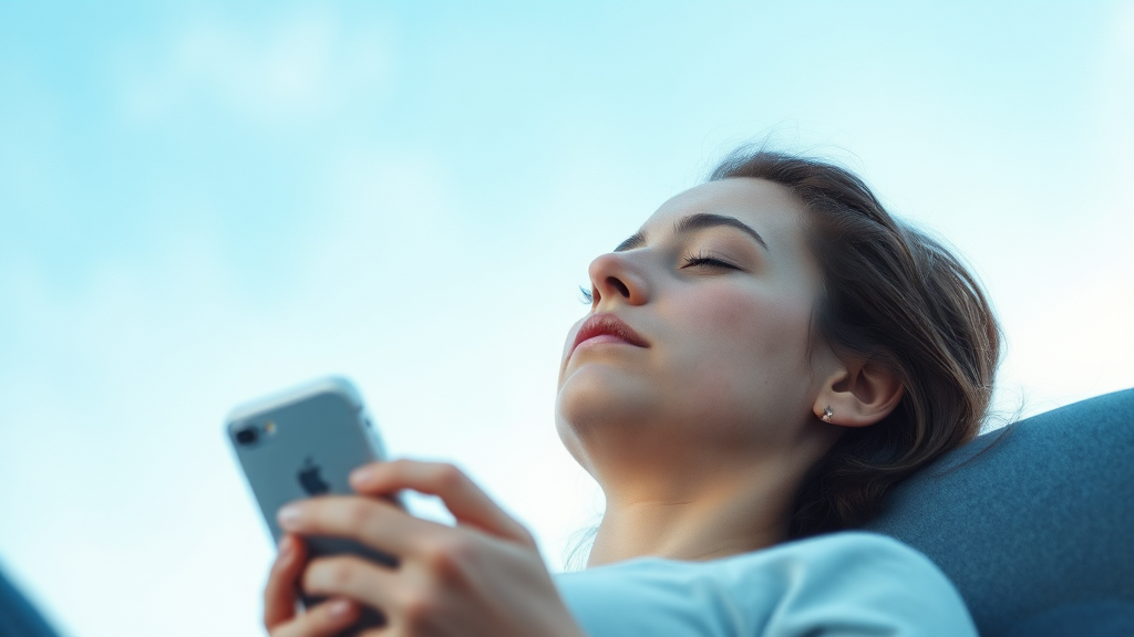 알림 불안 해소 방법 (watercolor 스타일)