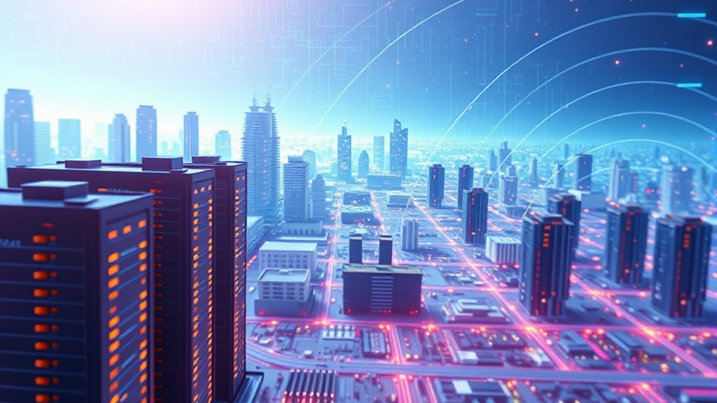 국내 AI 시장, 어디까지 왔나? (realistic 스타일)