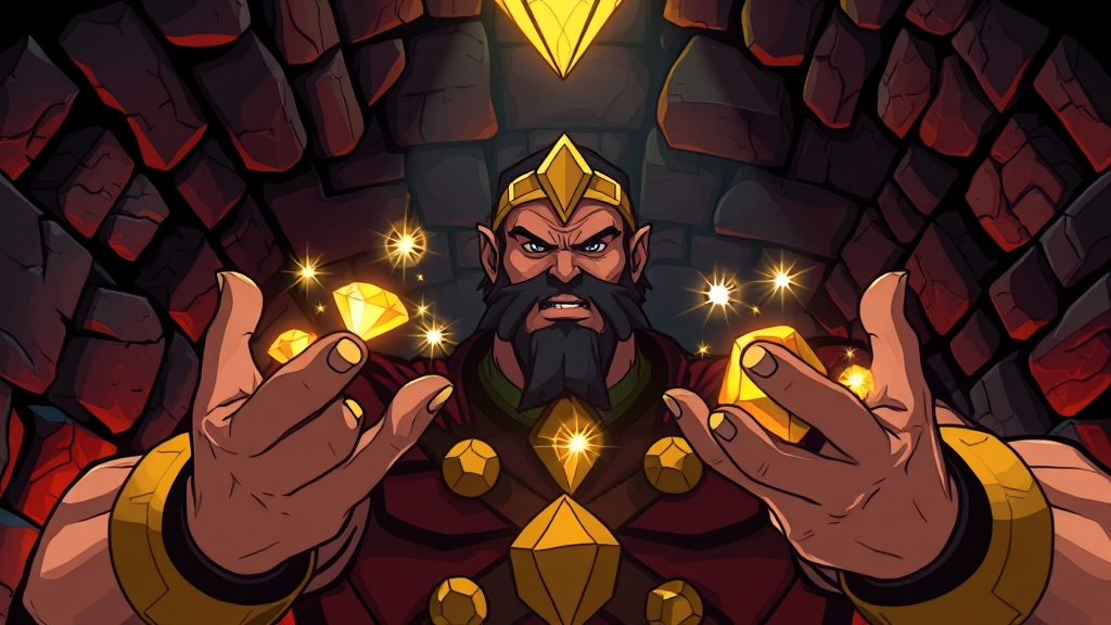 아이템 획득 및 자원 관리 (cartoon 스타일)