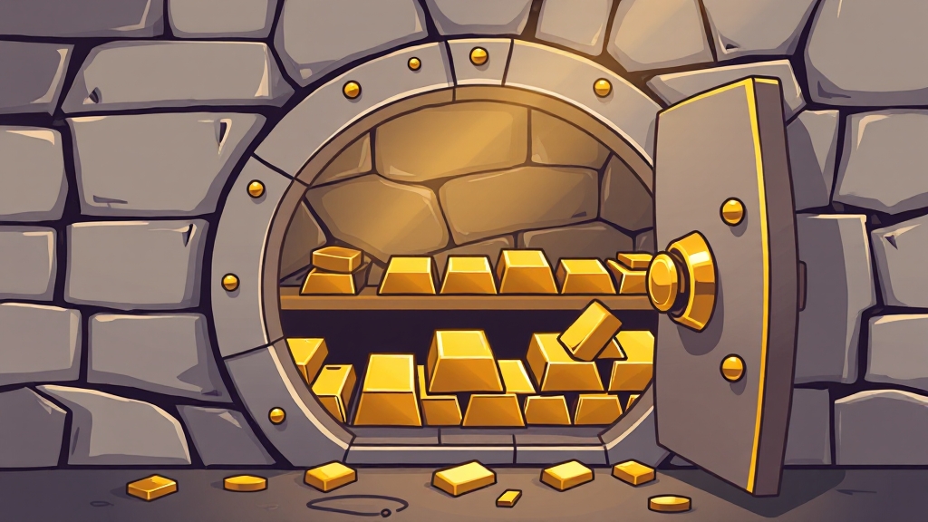 금 투자 방법 및 유의사항 (illustration 스타일)