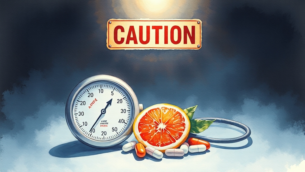 다른 약물/성분과의 상호작용 (watercolor 스타일)