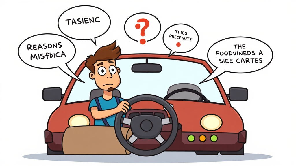 내 차가 압류된 이유, 명확히 파악하기 (cartoon 스타일)