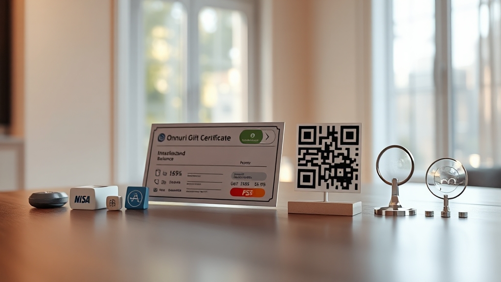 디지털 온누리상품권 결제 방식 및 유의사항 (realistic 스타일)