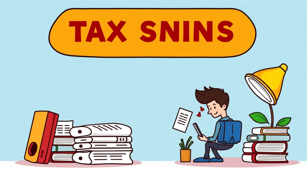 절세를 위한 필수 공제 항목 및 증빙 자료 (cartoon 스타일)