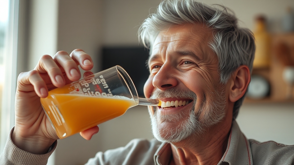 마시는 알부민, 누구에게 필요할까? (realistic 스타일)