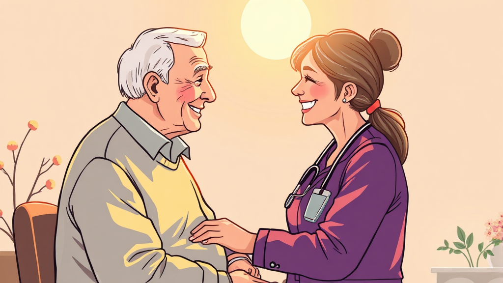 생활지원사: 역할 & 자격 요건 (illustration 스타일)