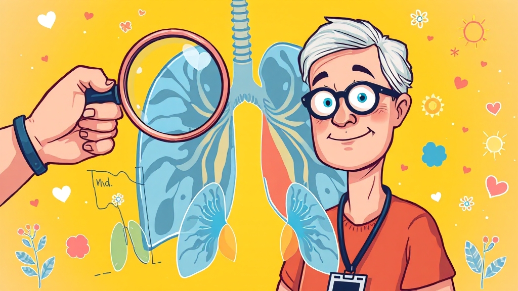 조기 발견과 정기 검진 중요성 (cartoon 스타일)