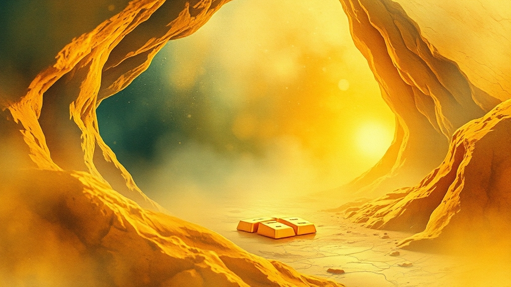 나에게 맞는 금 투자 전략은? (watercolor 스타일)