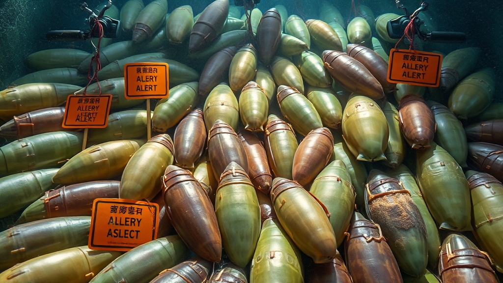 섭취 시 주의사항 및 금어기 (realistic 스타일)