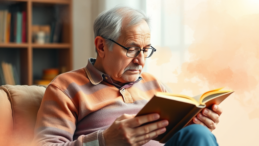 늦게 늙는 사람들의 특징 (watercolor 스타일)