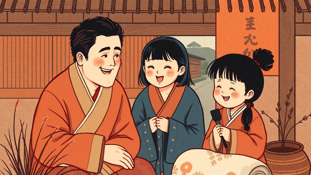 일소수가 유래와 의미 (illustration 스타일)