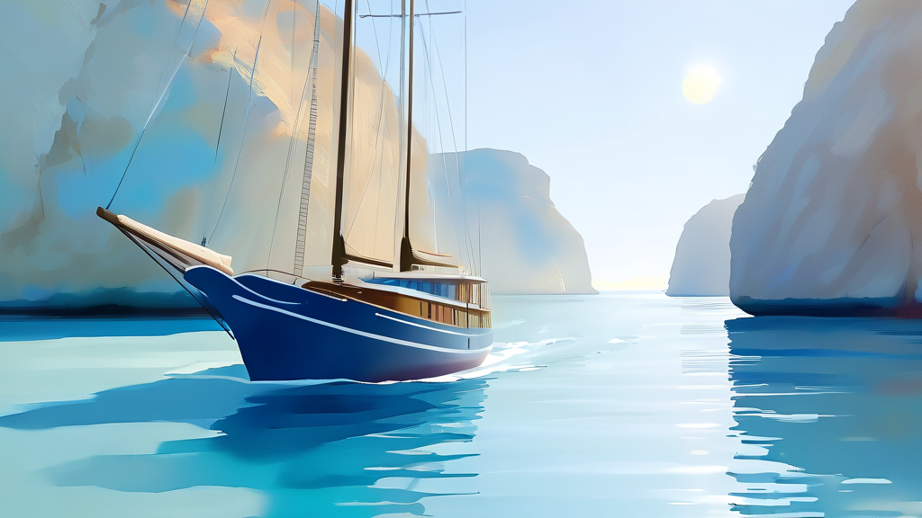 통제된 회랑 시대: 물류 생태계의 변화와 생존 전략 (watercolor 스타일)