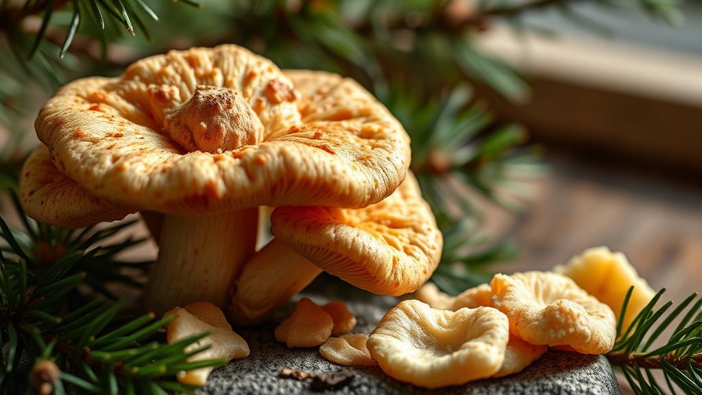 참송이버섯, 어떤 버섯일까? (realistic 스타일)