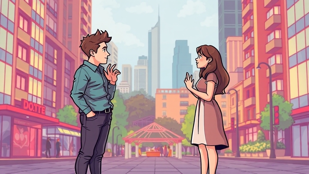 에겐남 현상의 사회적 배경 (cartoon 스타일)