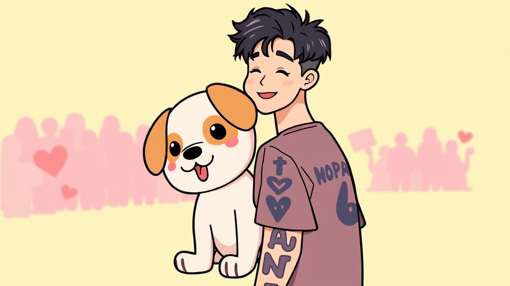 열애설, 왜 불거졌나? (cartoon 스타일)