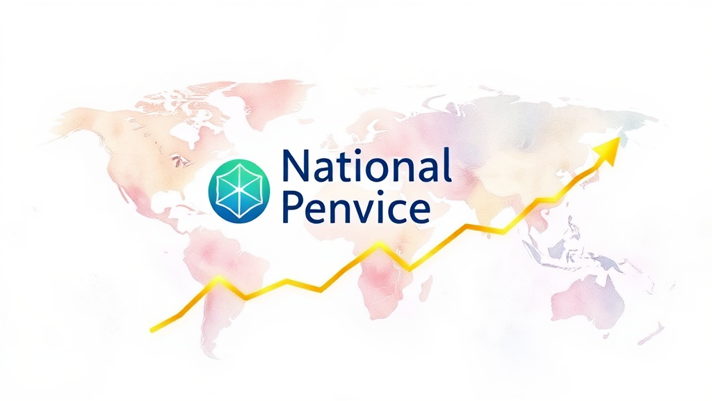 글로벌 연기금과의 비교: 국민연금의 경쟁력 (watercolor 스타일)