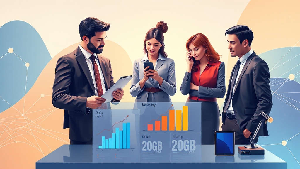 나에게 맞는 요금제 찾기 (illustration 스타일)