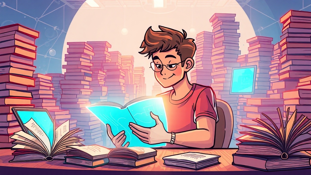 웹북 시장 현황 및 전망 (cartoon 스타일)