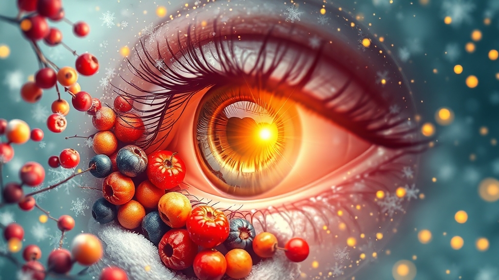 눈 피로 & 시력 저하, 영양제 선택법 (illustration 스타일)