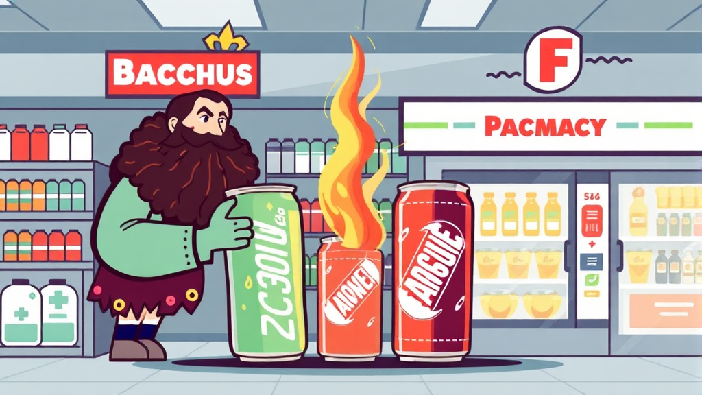 가격 및 구매처: 약국 vs 편의점 (illustration 스타일)