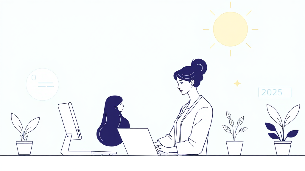 2025년, 무엇이 달라지나? (illustration 스타일)