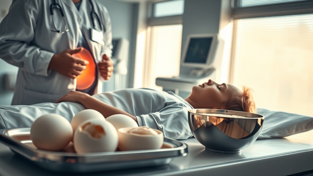 위내시경 전 준비사항 (realistic 스타일)