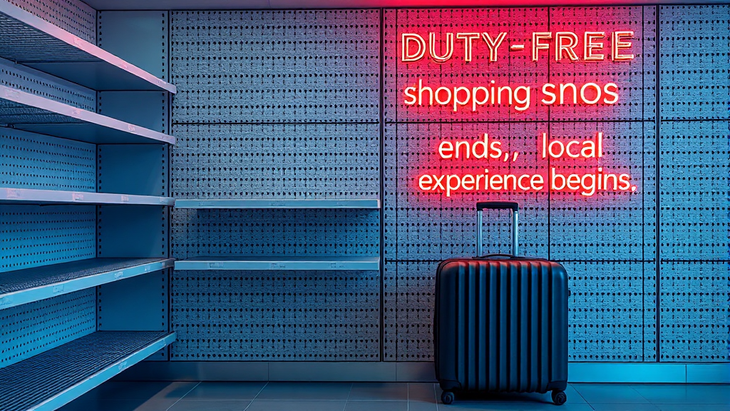 면세 시장, 어떻게 변하고 있나? (realistic 스타일)