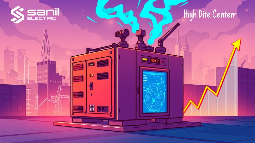 데이터센터 투자 확대와 성장 기회 (cartoon 스타일)