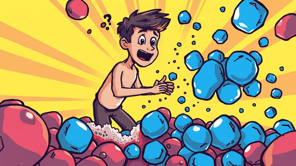 칼륨 효능: 나트륨 배출 및 건강 개선 (cartoon 스타일)