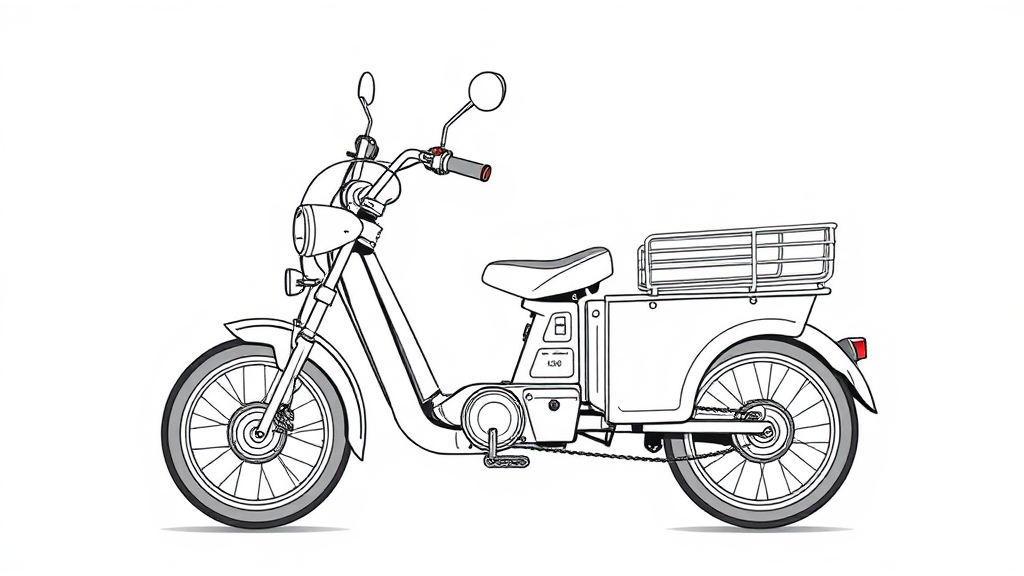 세발 전기자전거 구매 가이드 (illustration 스타일)