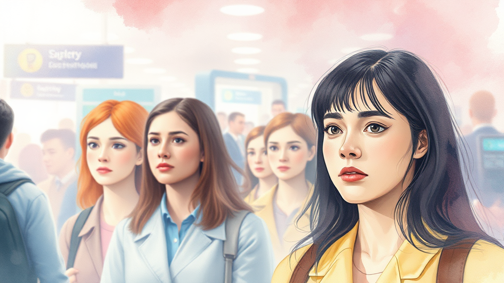 안면인식, 거부 가능한가? (watercolor 스타일)