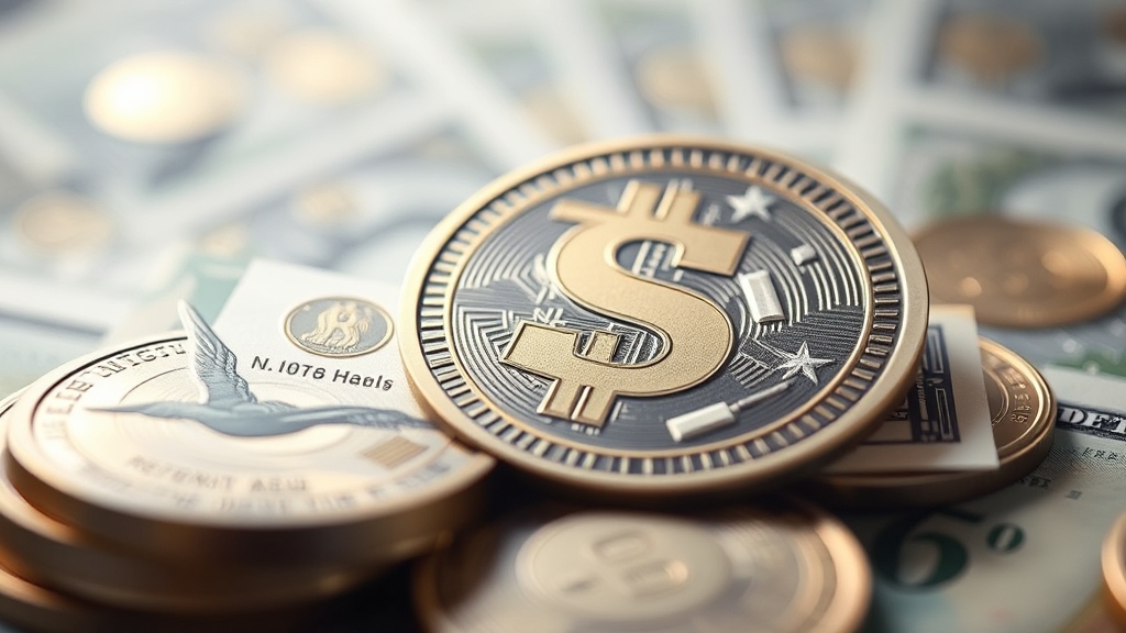 스테이블코인 종류별 특징 비교 (realistic 스타일)