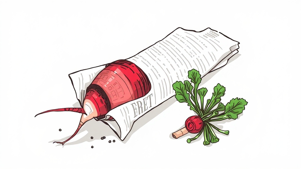 무 보관법: 신선도 유지 꿀팁 (illustration 스타일)