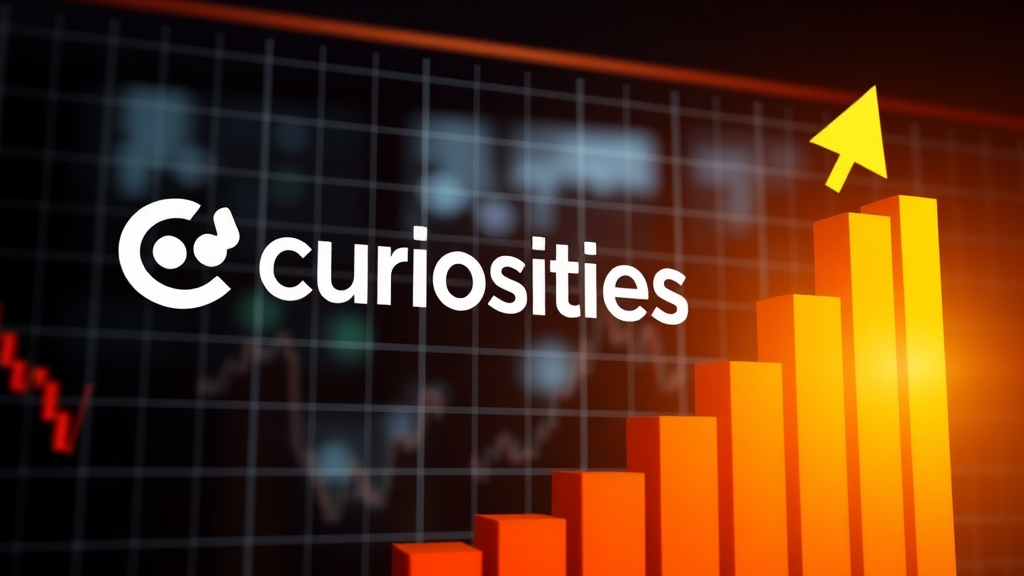 큐리오시스 주가, 어디까지 오를까? (realistic 스타일)