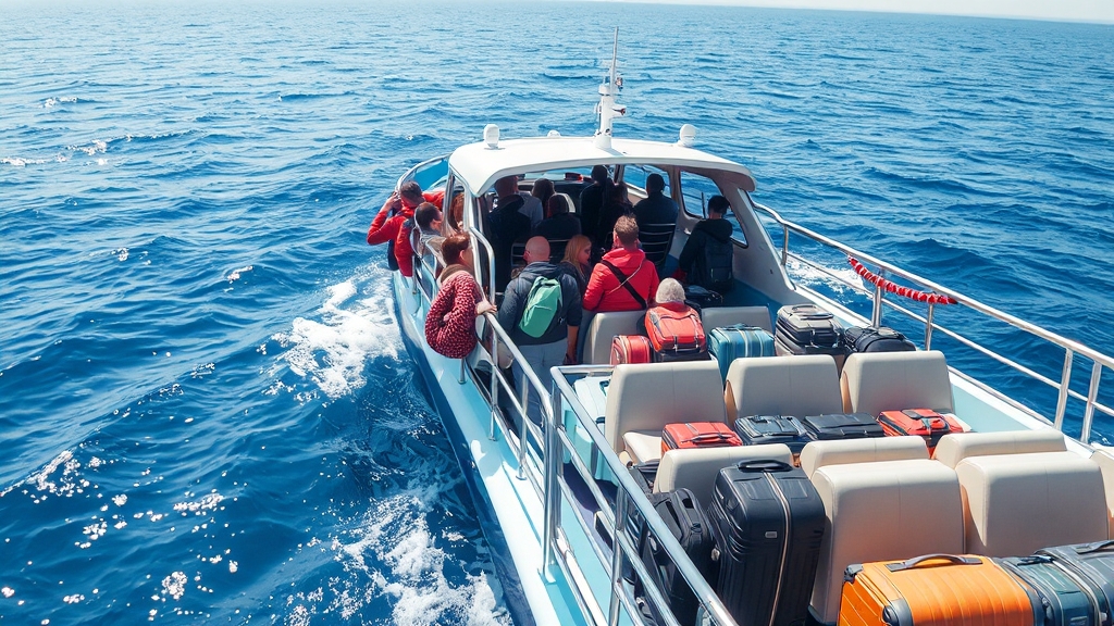 대마도 배편, 뭐가 좋을까? (realistic 스타일)