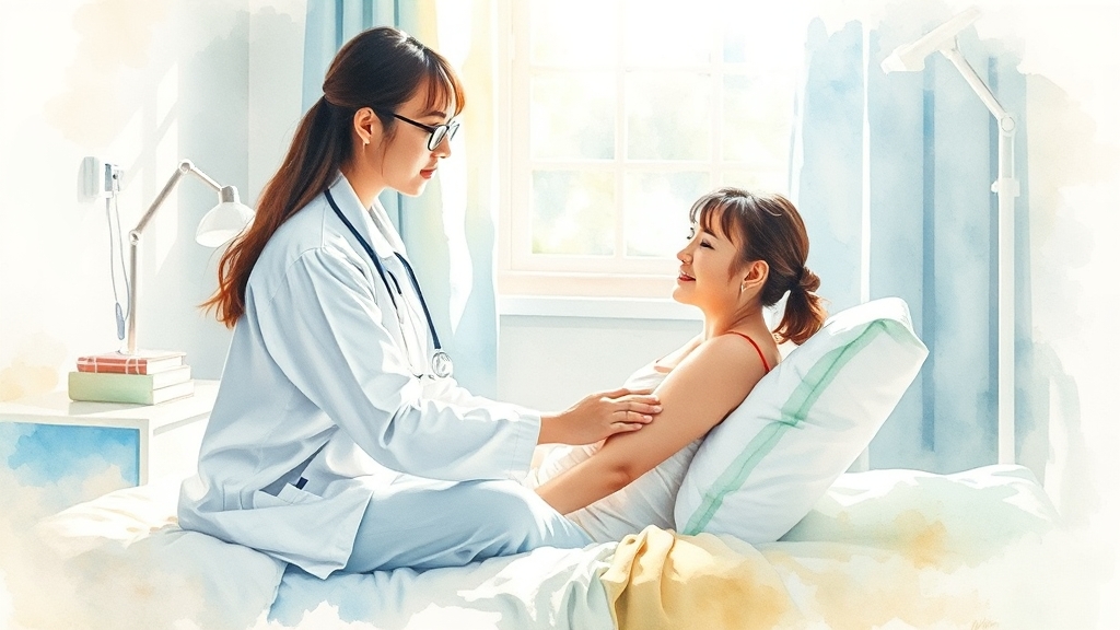 팔꿈치 통증, 예방과 관리 (watercolor 스타일)