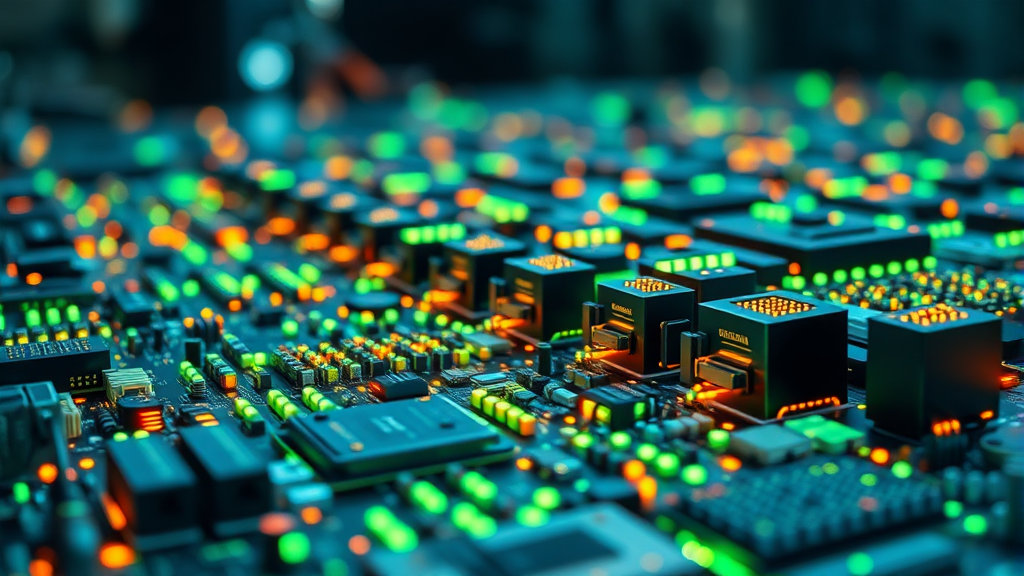 AI 시대, 반도체 산업의 변화와 미래 전망 (realistic 스타일)