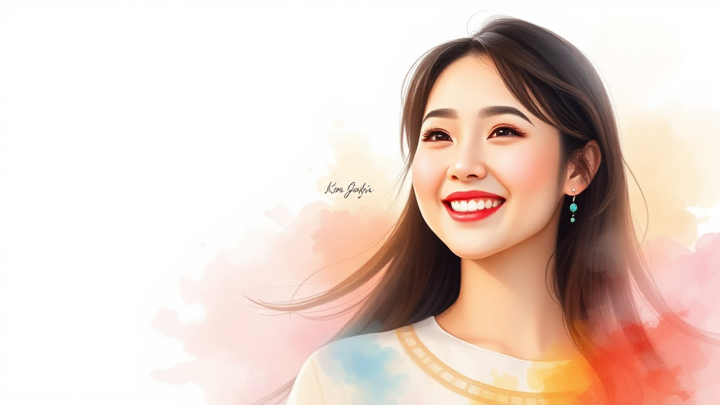 김유리 해설 스타일 및 특징 (watercolor 스타일)