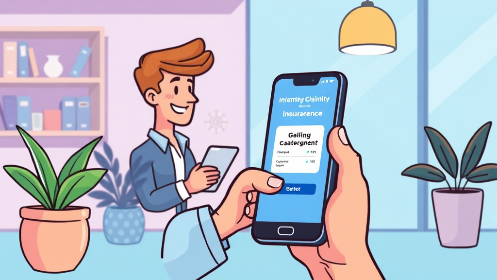 실손보험 청구, 이렇게 하세요! (cartoon 스타일)