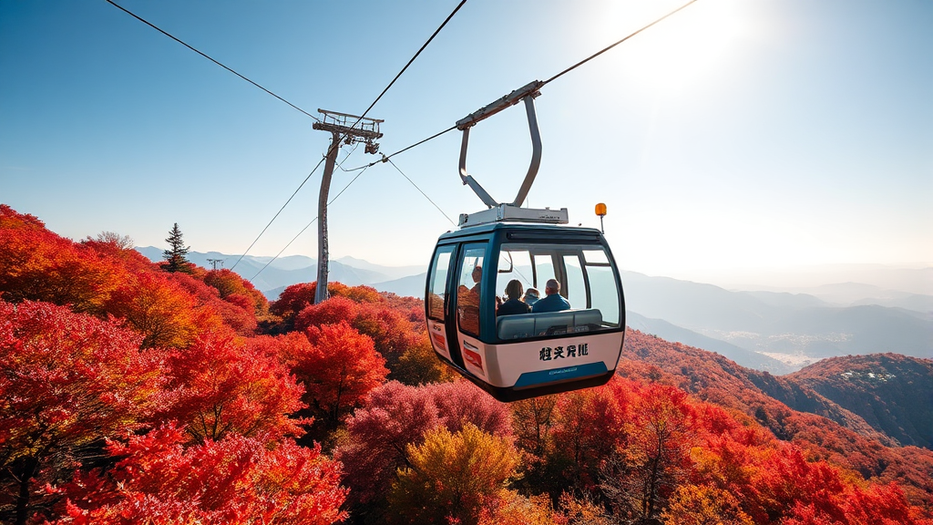 발왕산 케이블카 완벽 정보 (realistic 스타일)