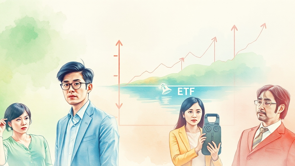 한국 투자자 투자 특성 및 조언 (watercolor 스타일)