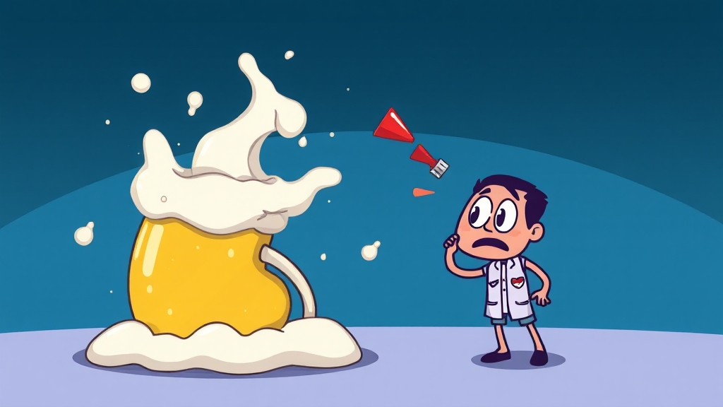 소변 거품 & 신장 질환 (cartoon 스타일)