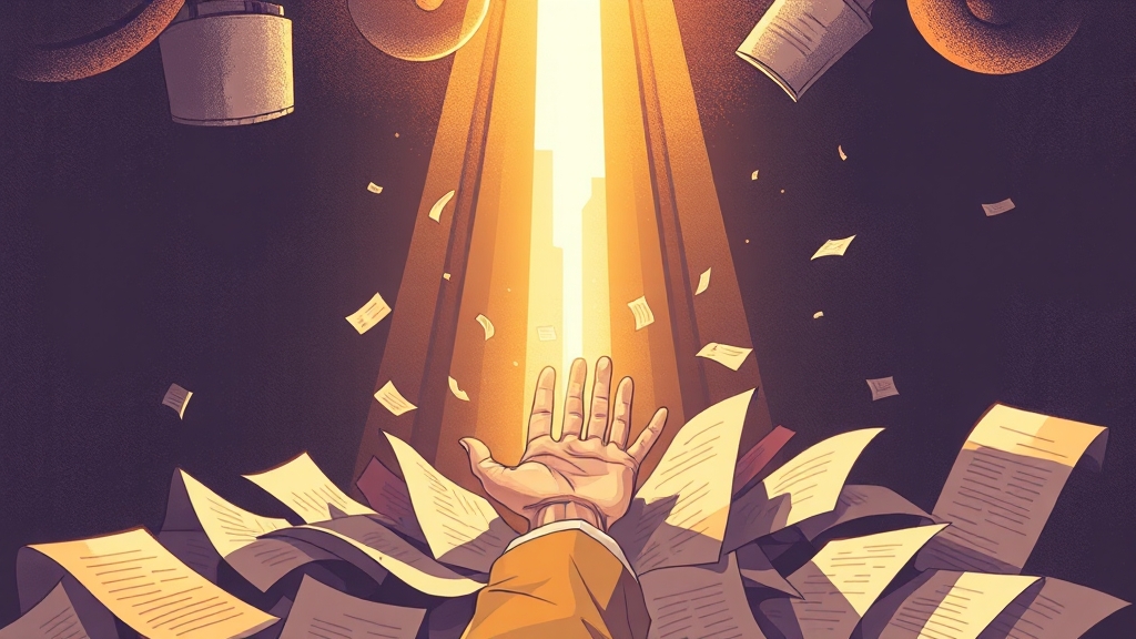 개인회생 기각 사유 및 대처 (illustration 스타일)