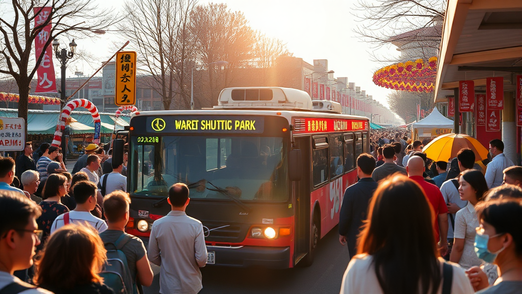 편리한 방문을 위한 교통 및 주차 정보 (realistic 스타일)