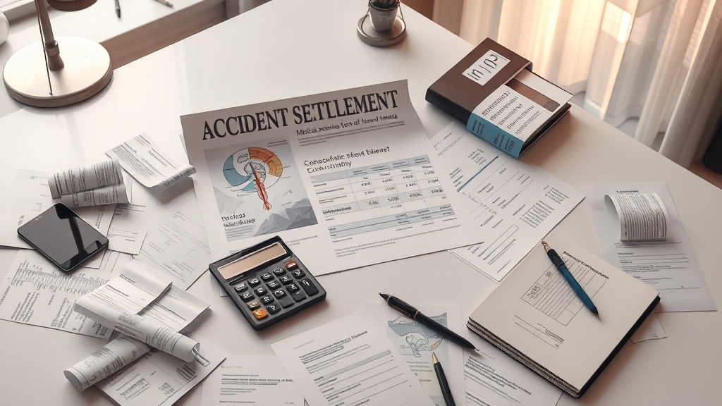 합의금 산정 기준 및 계산 (realistic 스타일)