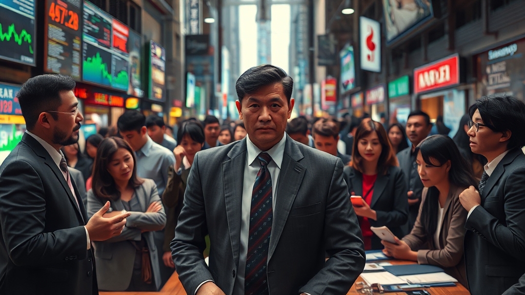 통신 시장 경쟁 변화 (realistic 스타일)