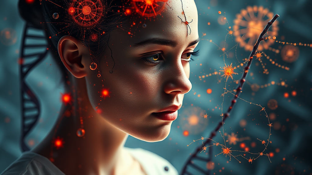 불안 장애를 유발하는 근본적인 원인 탐구 (realistic 스타일)