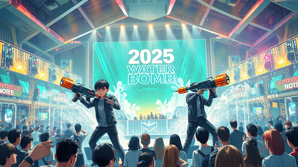 2025 워터밤 기본 정보 (illustration 스타일)